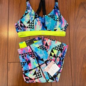 VSX Knockout Neon Reflective Workout Set